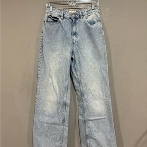 We The Free Light Wash Straight Leg Jeans